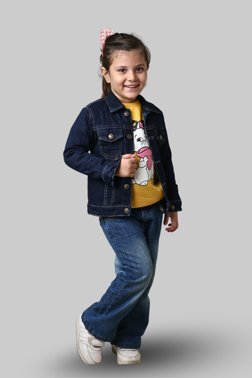 Premium Dark Blue Denim Jacket